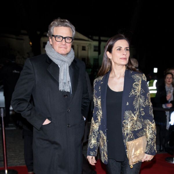 Colin Firth y Livia Giuggioli