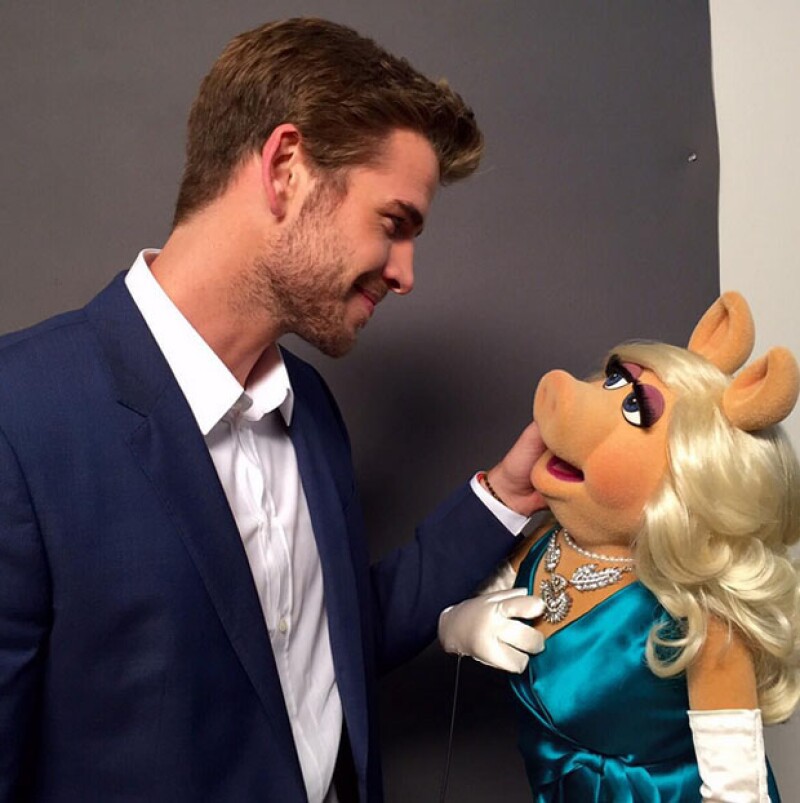 Liam Hemsworth inauguró su cuenta de Instagram con esta foto.