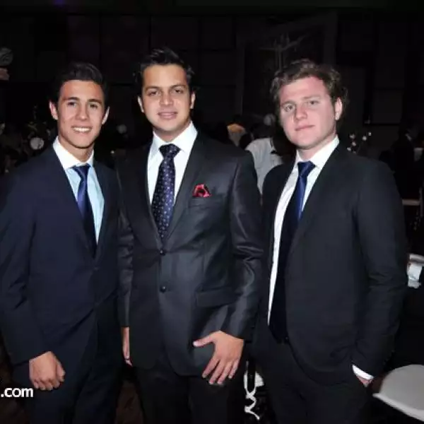 Sebastián Morales,Diego Zamora y José Antonio León