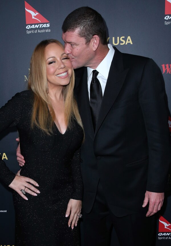 Mariah está comprometida con el billonario australiano James Packer.