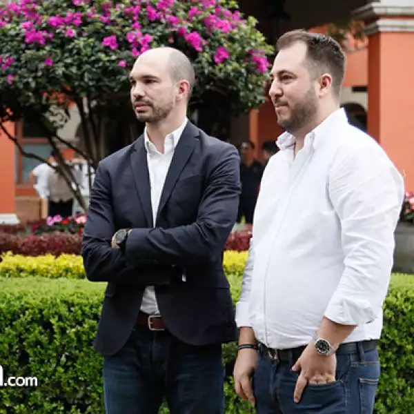 Rodrigo Braun y Víctor Martínez