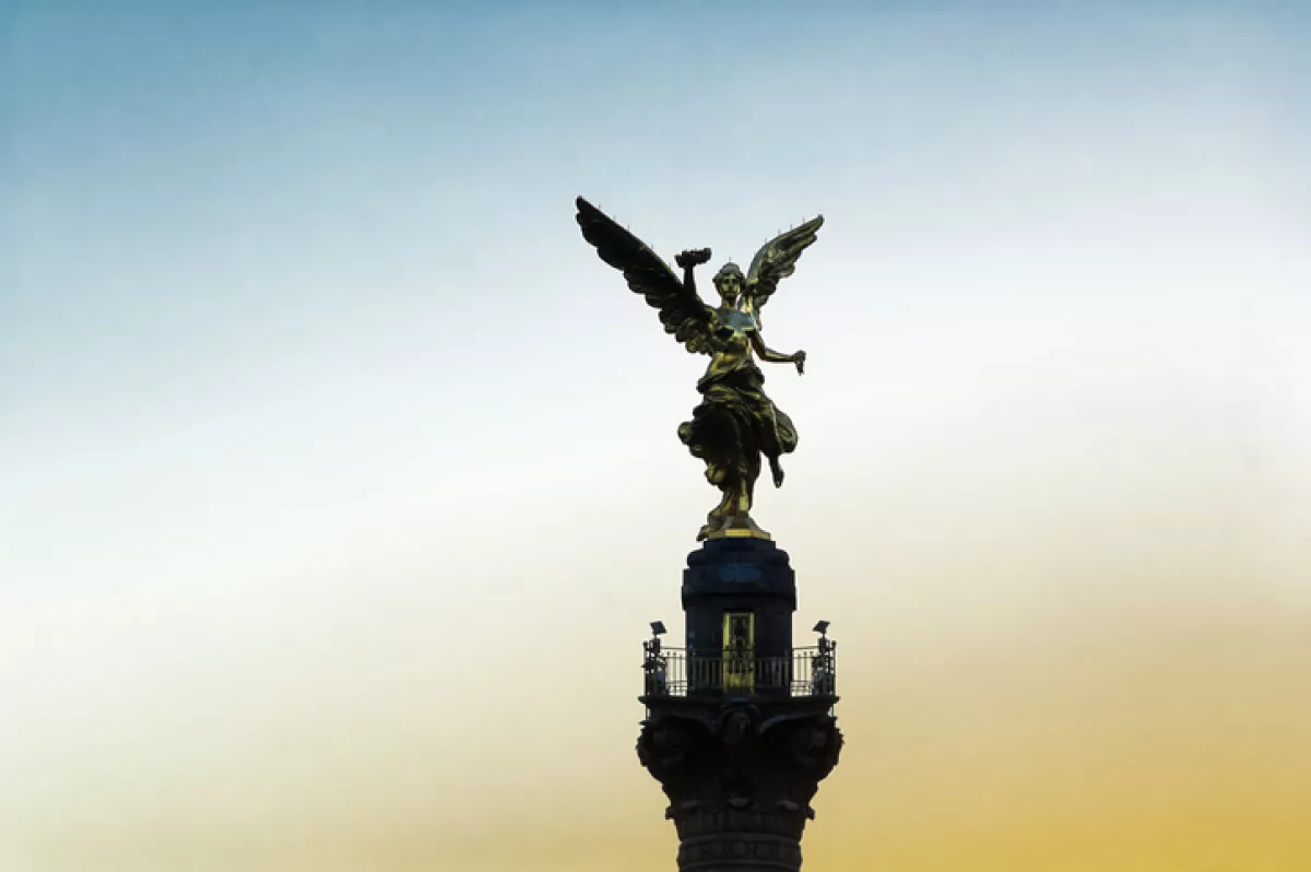 Independence Angel monument in Mexico City