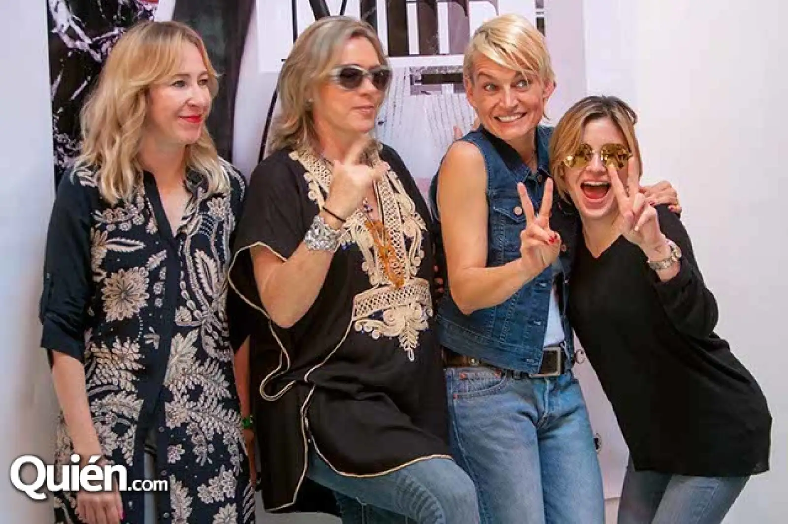Vivian Barón,Alejandra Henaro,Luisa Sáenz y Nelly Navarrete