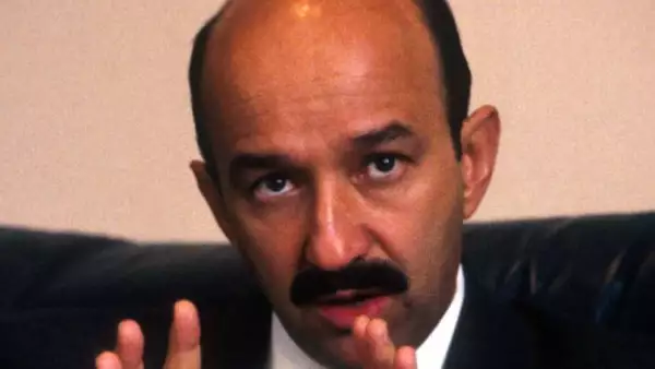 El ex presidente Carlos Salinas de Gortari salió a relucir en la converasación  de sus hermanos Raúl y Adriana que se difundió en el noticiero de Joaquín López Dóriga.Ca1990.. Foto: Pedro Valtierra/ARCHIVO CUARTOSCURO