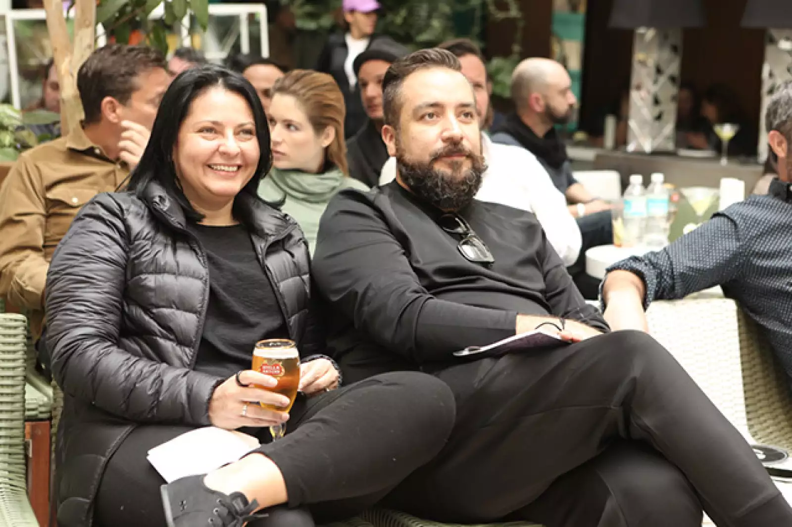 Colette Decroux y Juan Carlos Campos