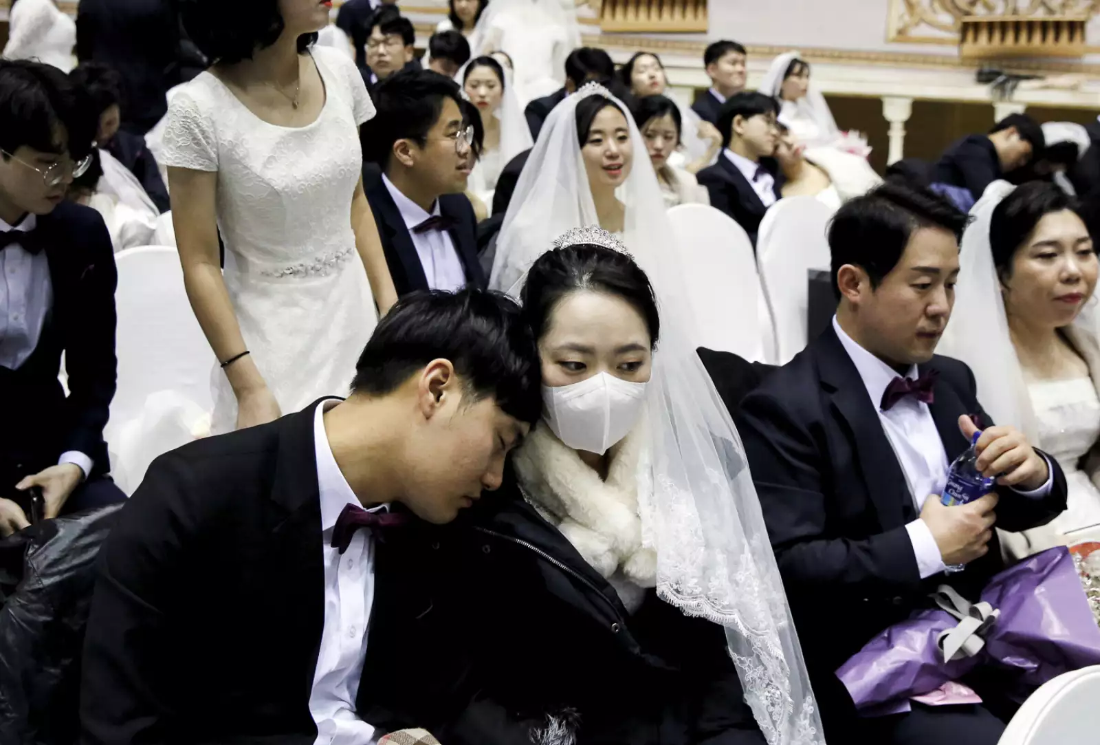 Mass wedding ceremony of the Unification Church in Gapyeong
