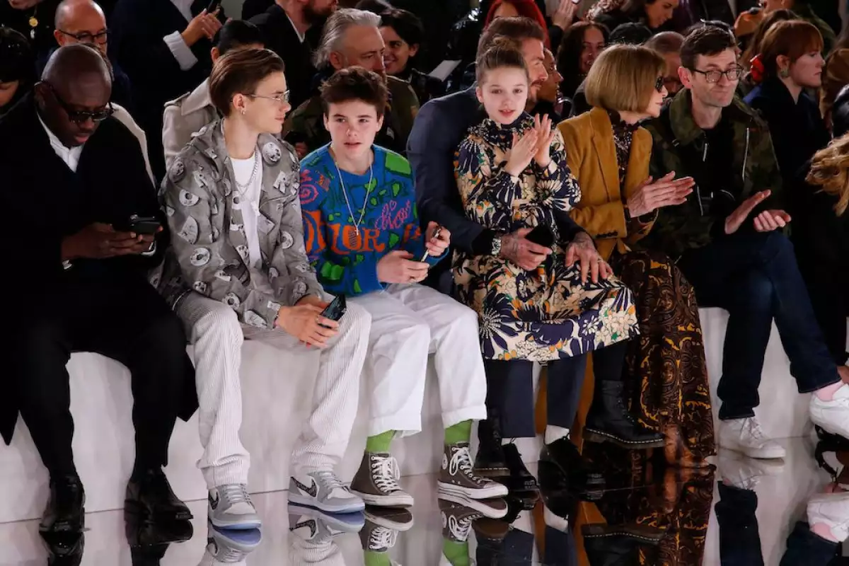 Victoria Beckham show, Front Row, Fall Winter 2020, London Fashion Week, UK - 16 Feb 2020