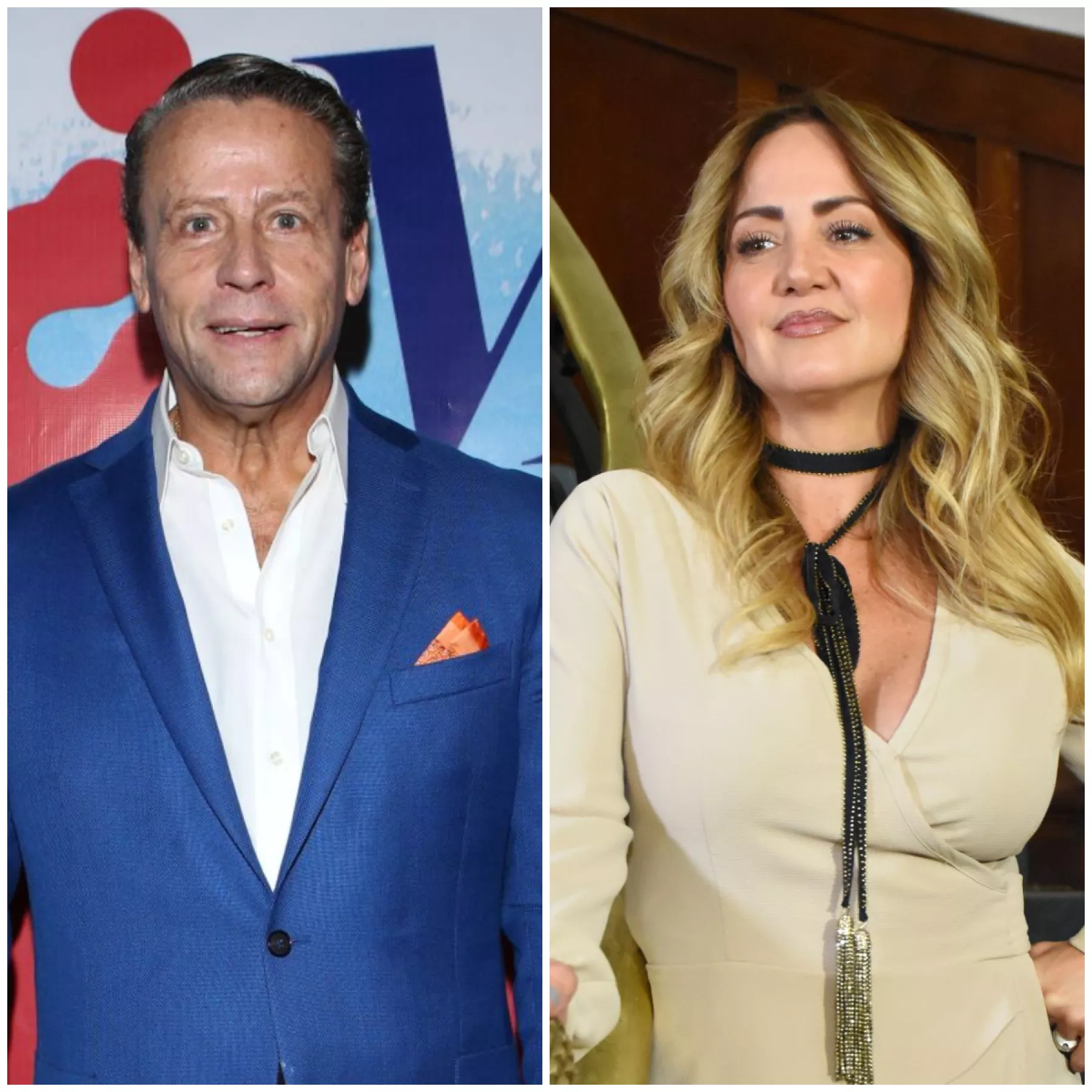 Alfredo Adame y Andrea Legarreta