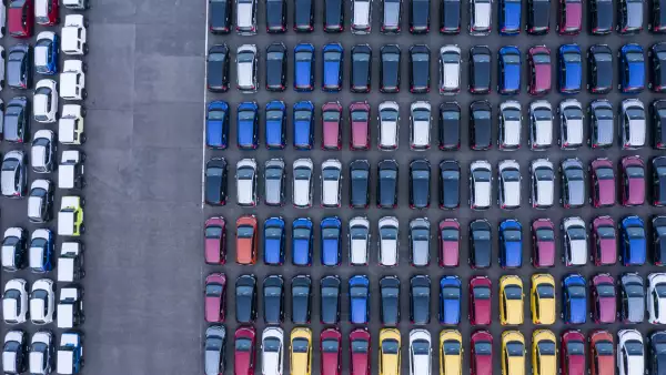 Aerial View of parking