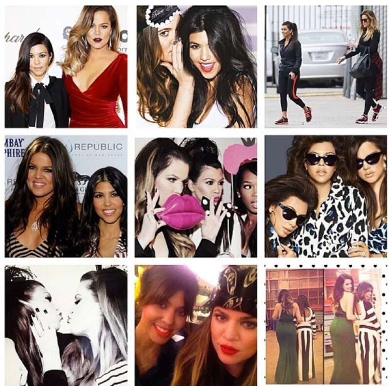 Kourtney recibió una tierna felicitación por parte de Khloé.