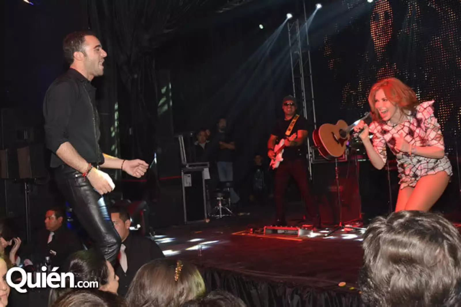 Alfonso Helfon y Gloria Trevi