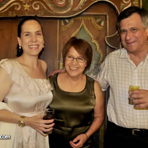 Elsa Blomeier, Leo Cantú y Carlos Escalante
