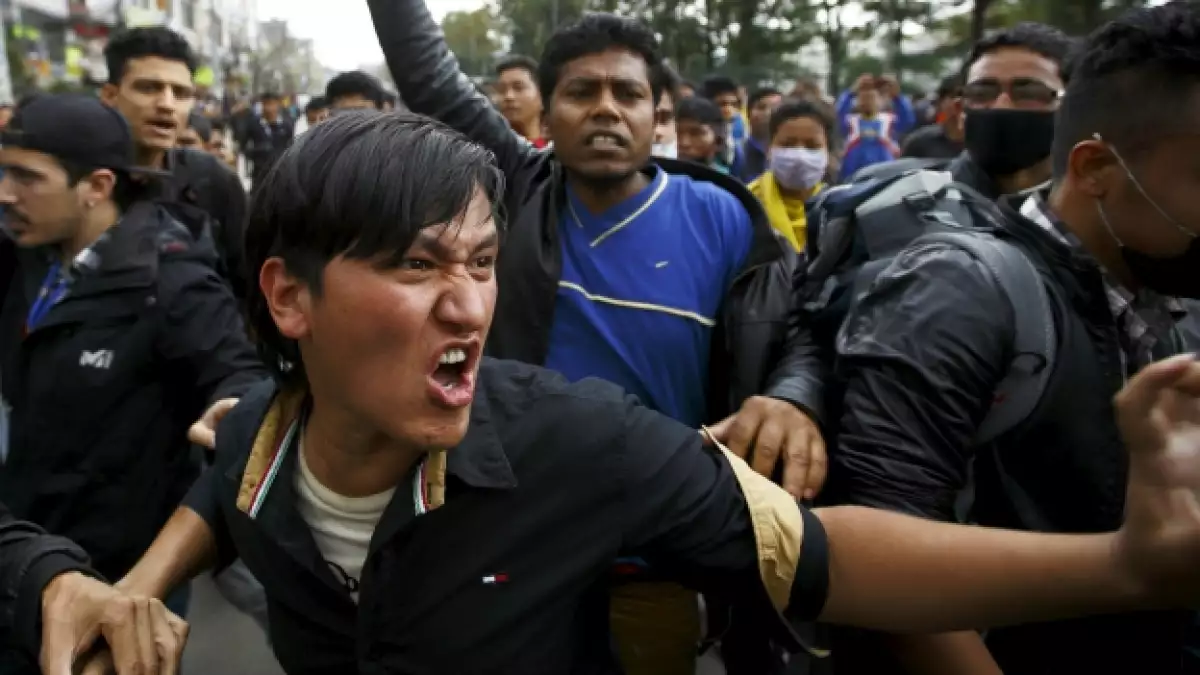 nepal temblor protestas