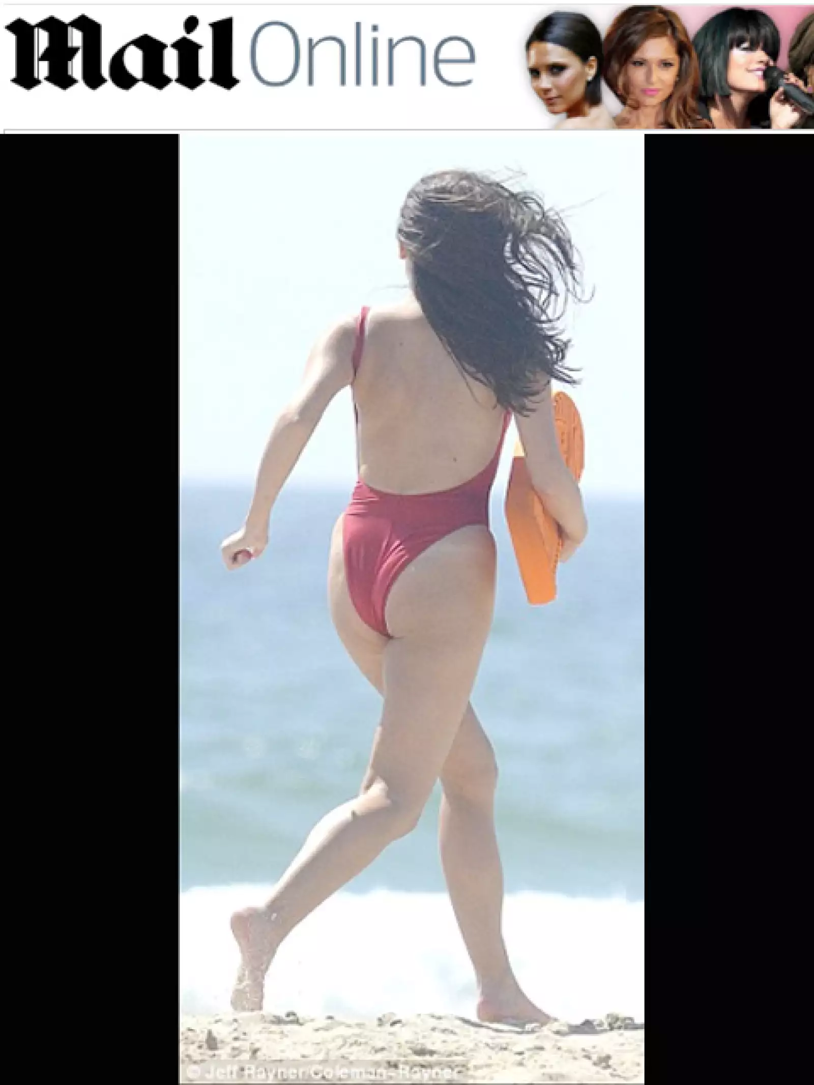 Nadie pone en duda la belleza física de Imogen. Y menos en la playa.