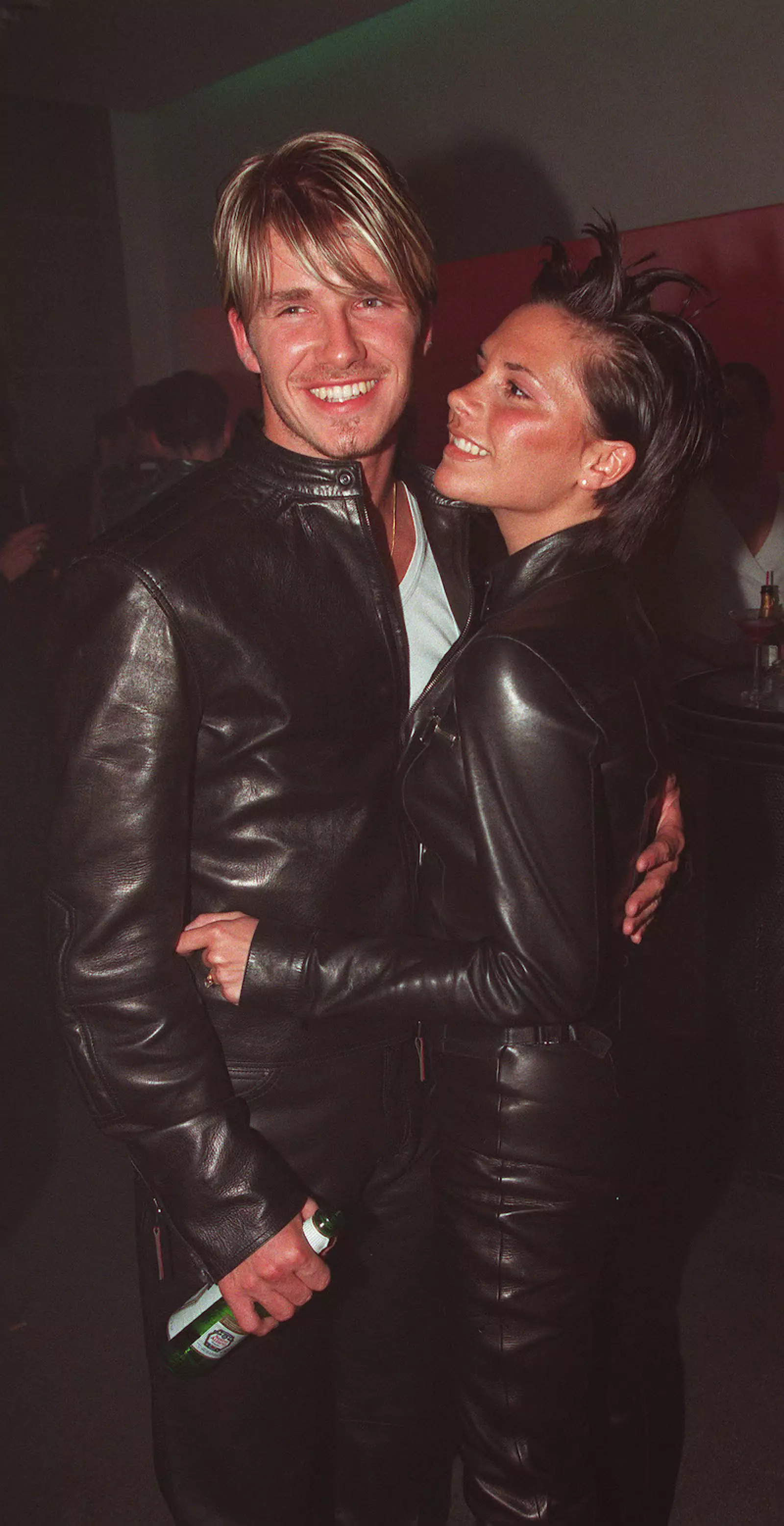 David Beckham and Victoria Adams