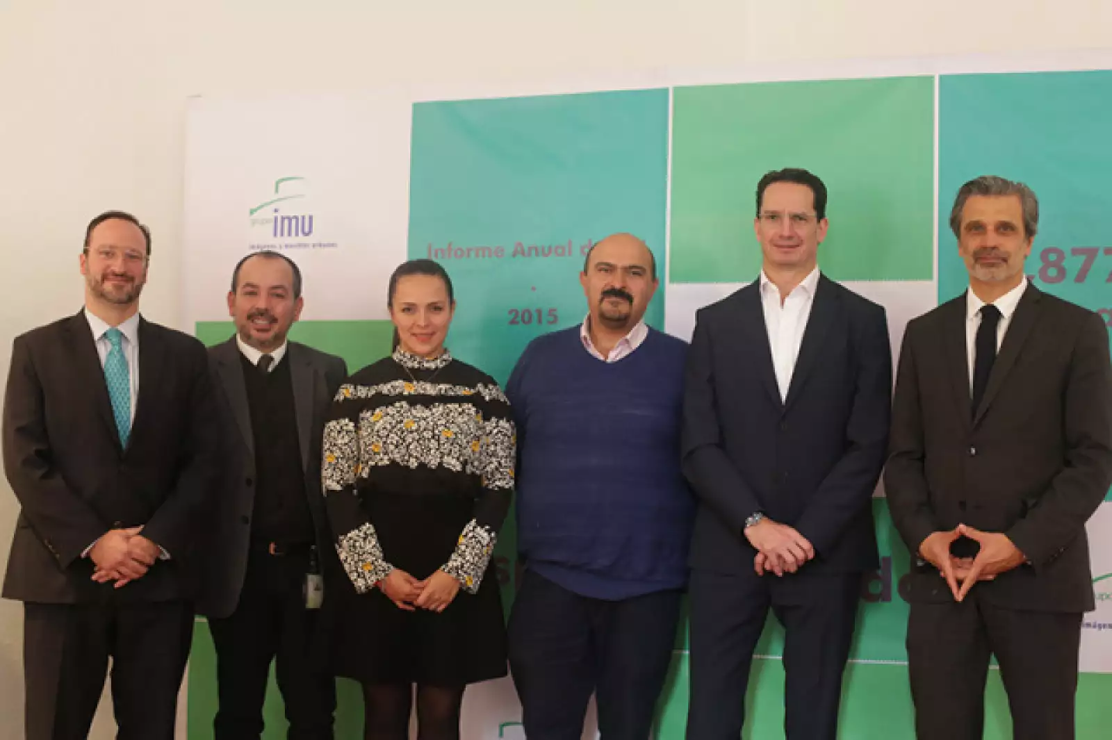 Klaus Hermann,Sergio Rivera,Brenda Carmona,Ángel Figueroa,Gerardo Cándano y Miguel Fernández Félix