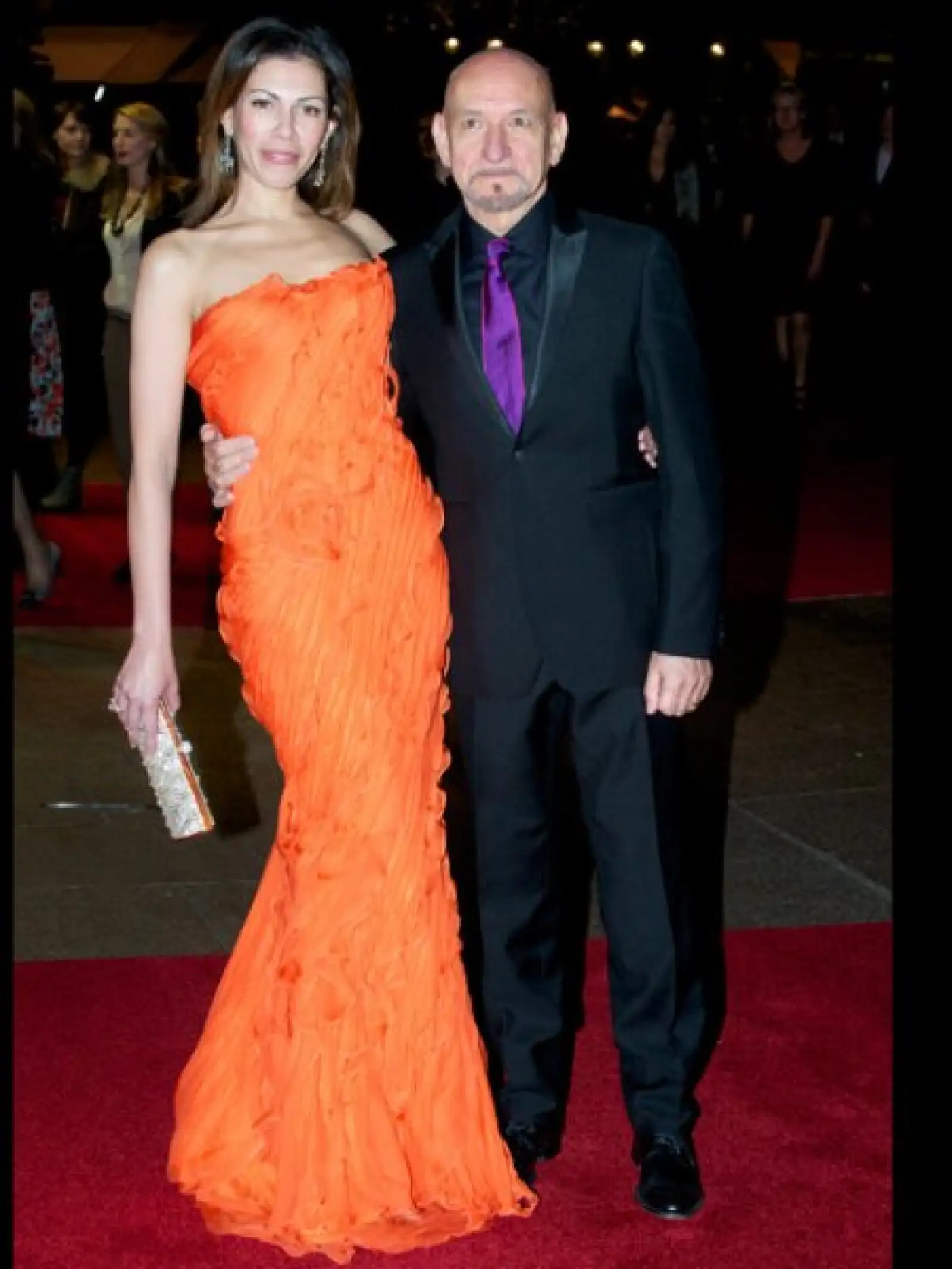 Daniela Lavender acompañó a su esposo, el actor Ben Kingsley.