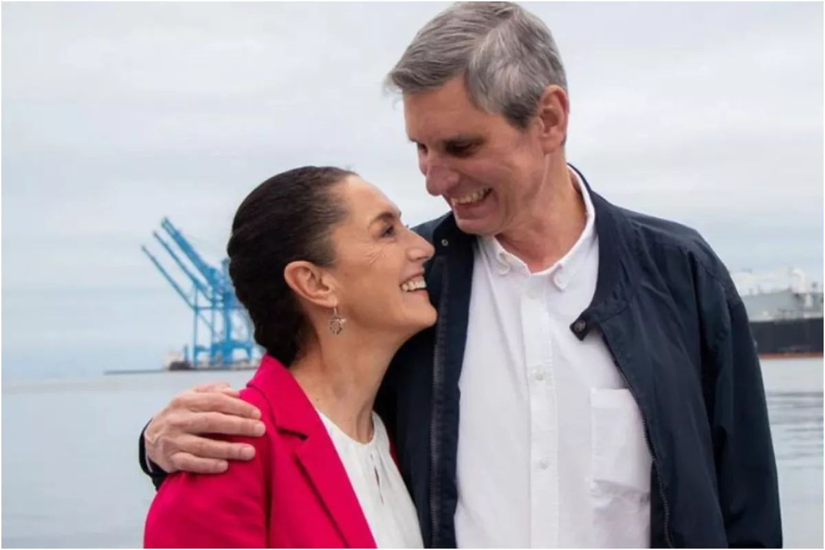 Sheinbaum y pareja