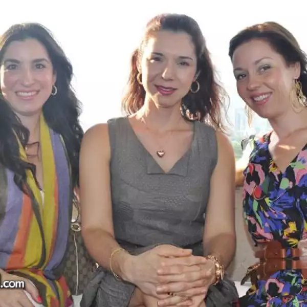 Alejandra Bueno de Gil,Samantha Mattei de González y Consuelo González Flores