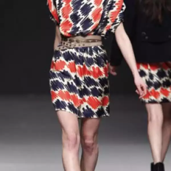 Destacaron los colores gris, rosa y azul.