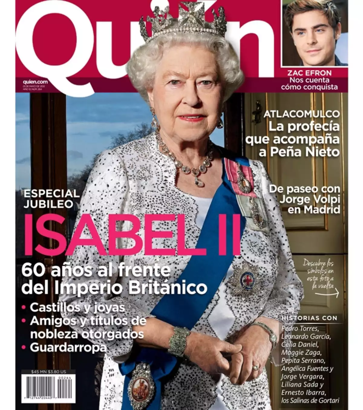La Reina de Inglaterra engalana la nueva portada de la revista Quién donde encontrarás su historia como monarca y su relación con México.