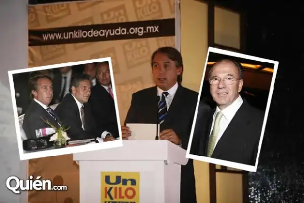 Izquierda: Azcárraga Jean con el Gobernador Jaime Sabines. Derecha: José Ignacio Ávalos