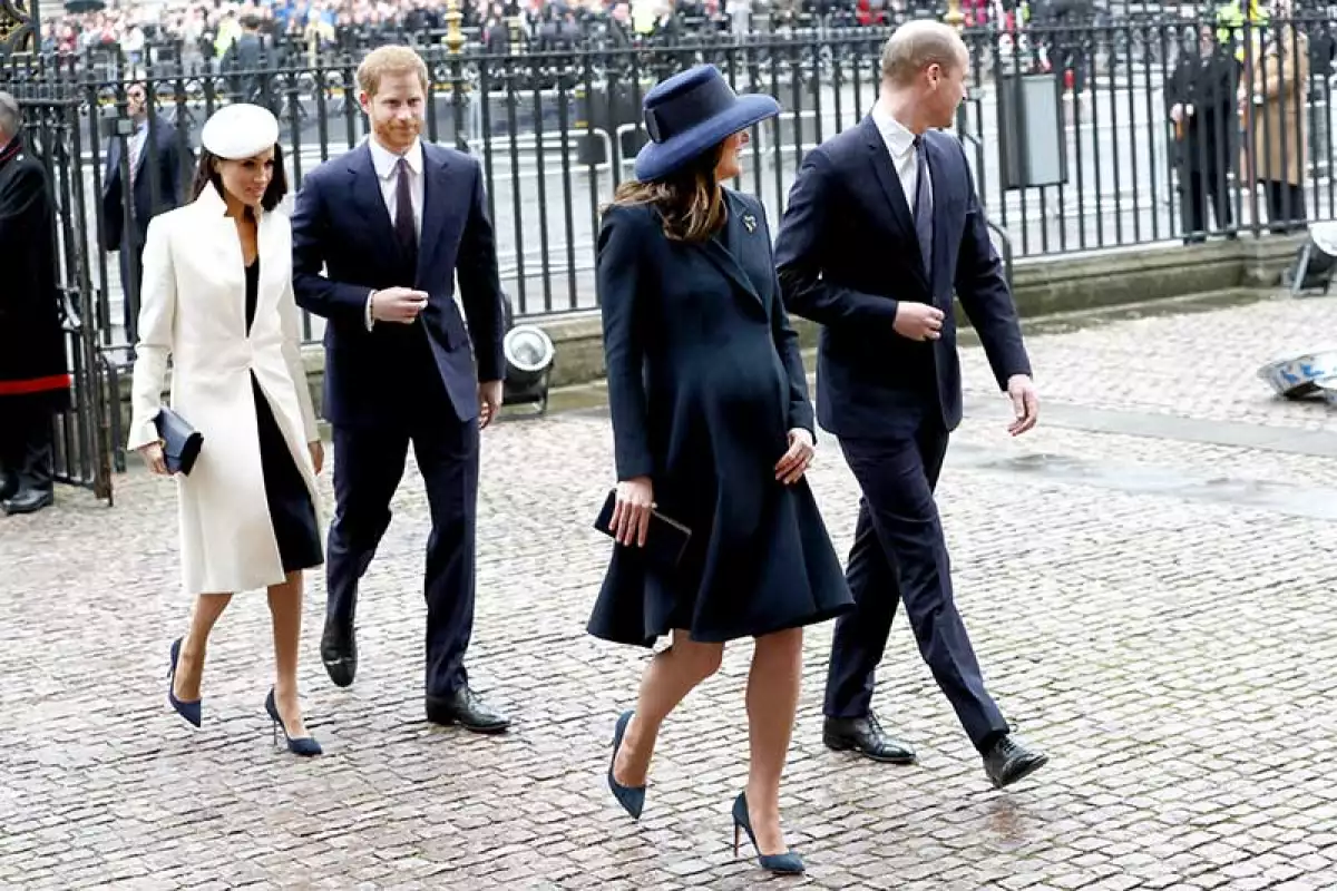 Meghan Markle, Kate, William y Harry