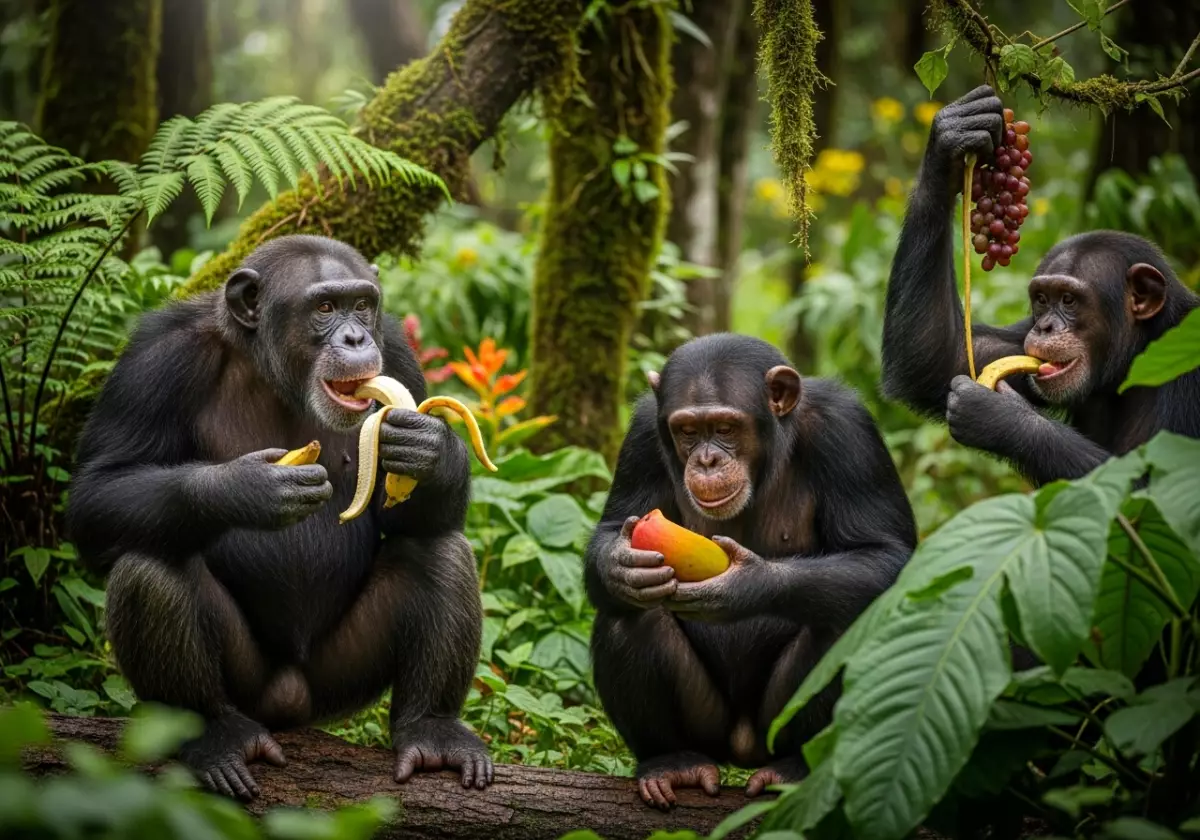 Monos fruta