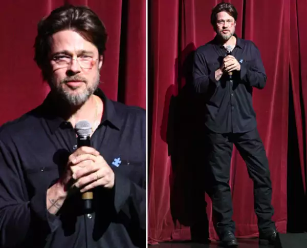 El actor tomó con mucho humor su moretón, explicando que fue ocasionado por una caída en las escaleras de casa.