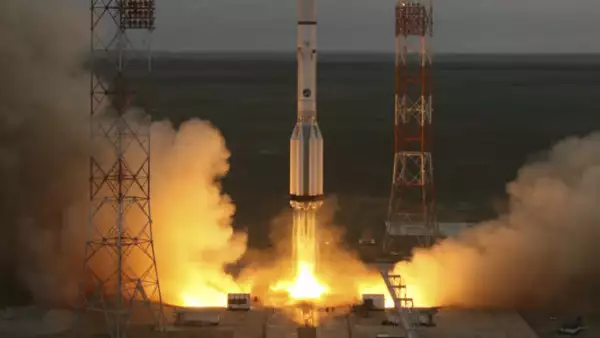 El cohete había despegado a las 00:47 del sábado 16 de mayo, tiempo del centro de México, del cosmódromo de Baikonur, Kazajistán. 