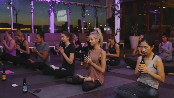 Beer Yoga