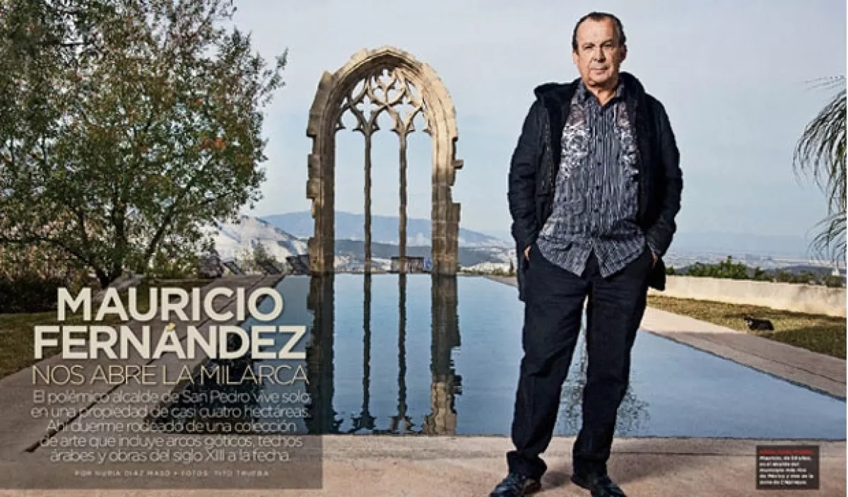 Mauricio, de 59 años, es el alcalde del municipio más rico de México y vive en la zona de Chipinque.