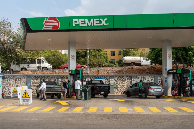 gasolinera pemex diesel
