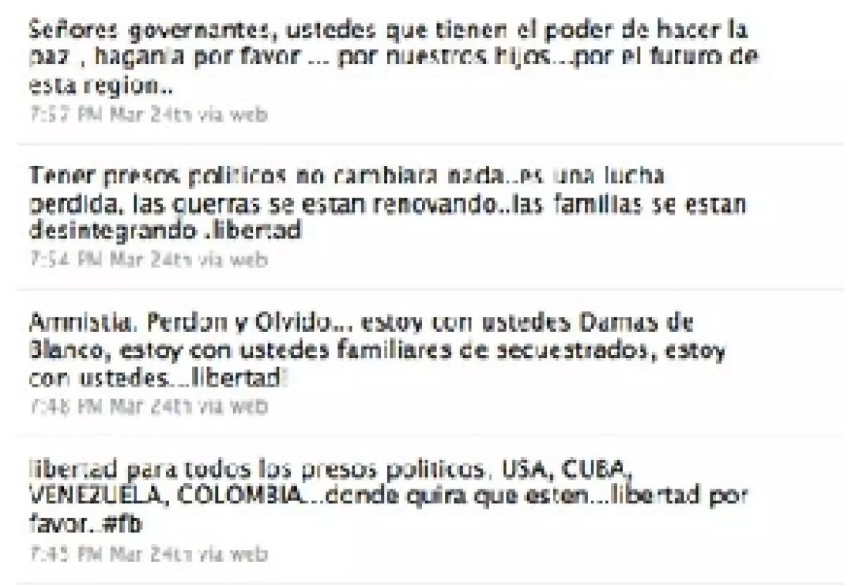 El cantante colombiano y el puertorriqueño expresaron su apoyo a las cubanas y pidieron por la libertad de los presos políticos a través de mensajes en la red social Twitter.