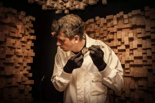 Yoann in the acoustic chamber