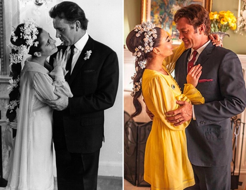 La película narra la historia del amor entre Liz y Richard Burton, Dick.
