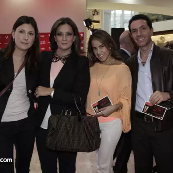 Gigi Cafalangi, Daniela y Vanessa Morán y Luis Aboumrad