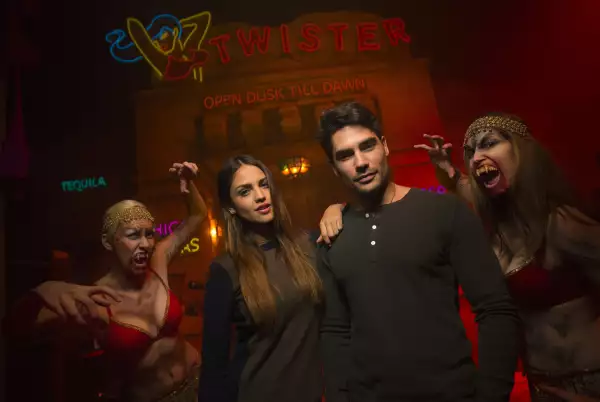 Eiza Gonzalez And DJ Cotrona Visit Universal Orlando's Halloween Horror Nights 24