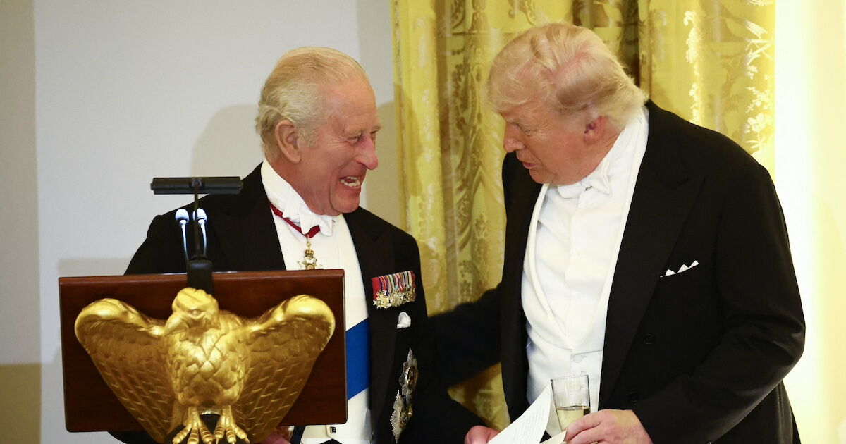 La inesperada broma del rey Carlos a Donald Trump: “Sin nosotros ...