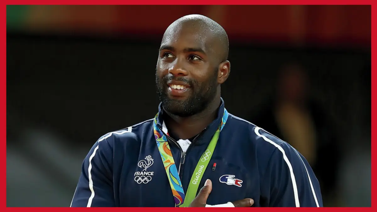 Foto del judoka francés Teddy Riner, considerado el mejor atleta de judo del mundo