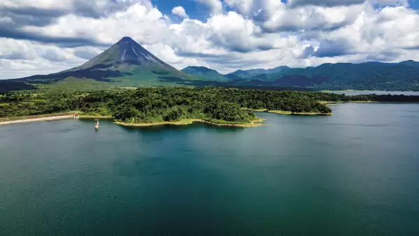 Arenal Volcano and Arenal Lake, Costa Rica