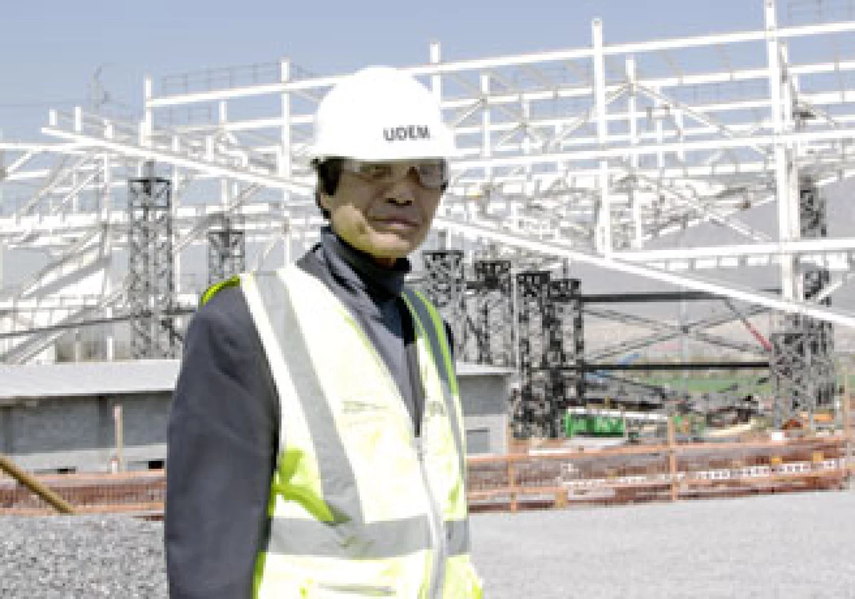 El arquitecto japonés Tadao Ando supervisó el avance de ‘Puerta de la Creación’, el primer proyecto que construye en América Latina. (Foto: Cortesía Universidad de Monterrey)