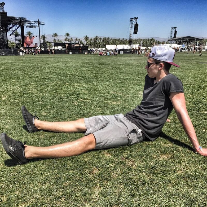 Brooklyn Beckham fue por primera vez a Coachella.