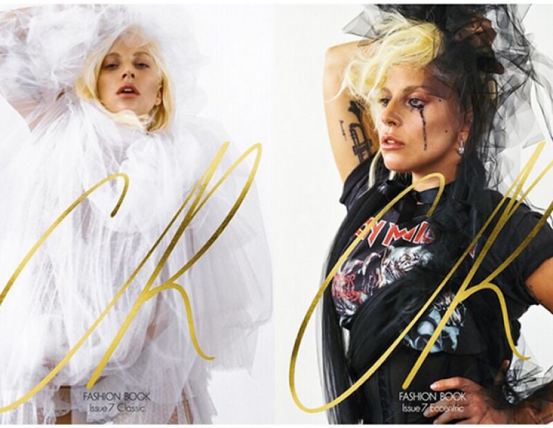 Lady Gaga es la portada y contraportada de la revista CR Fashion Book.