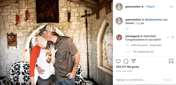 Gwen Stefani y Blake Shelton
