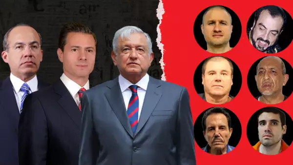 Ellos son los capos detenidos por Calderón, EPN y AMLO y que marcaron sus sexenios