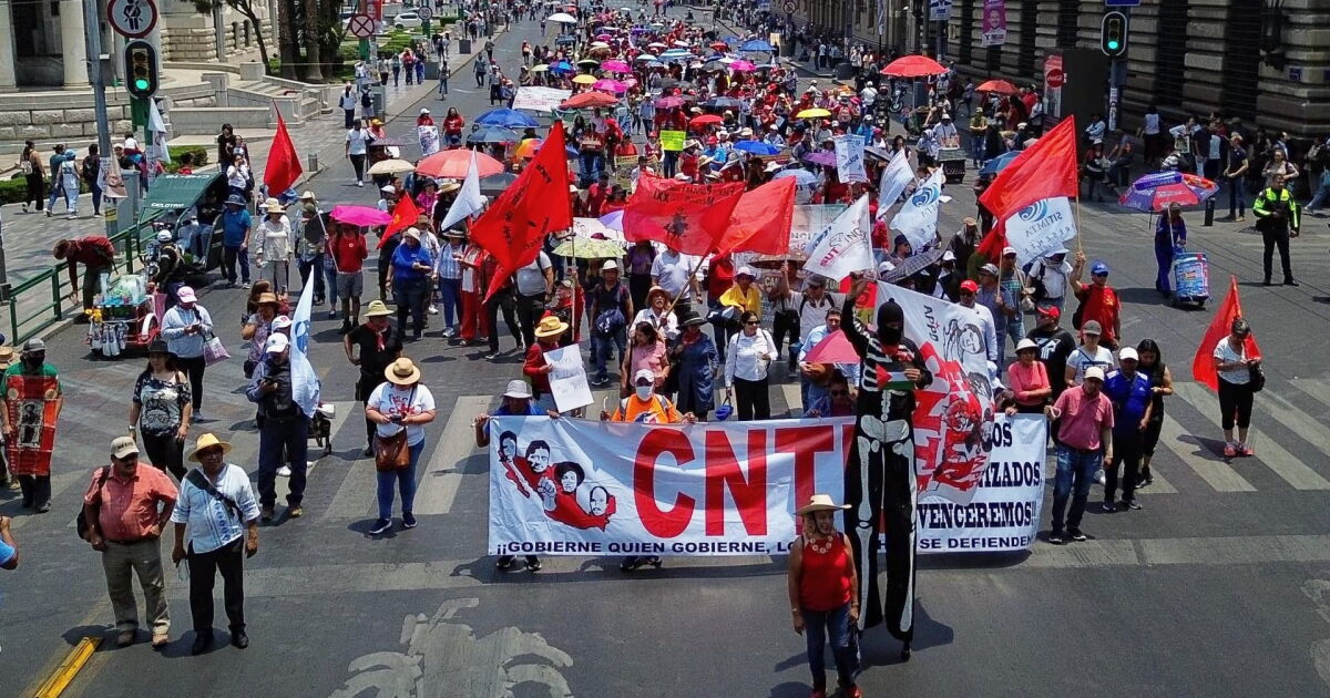 La CNTE hará paro nacional de 48 horas y marcha en CDMX el 6 y 7 de marzo