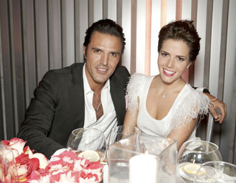 Claudia y Billy en el evento de la marca Ferragamo en diciembre del año pasado.