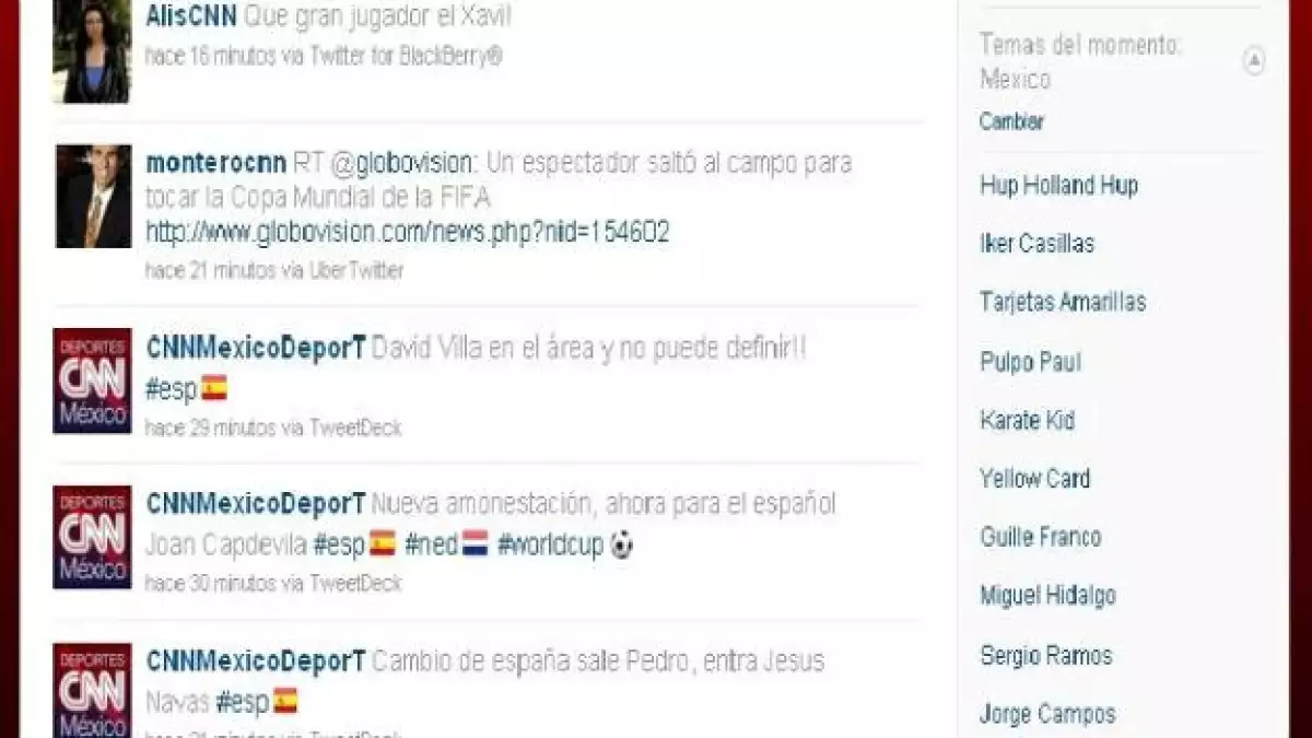 twitter tarjetas amarillas