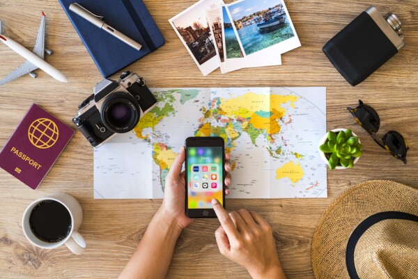 Planning a travel with iPhone